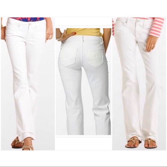 Lilly Pulitzer Denim - NWT Lilly Pulitzer Babe Bootcut Jean White  12